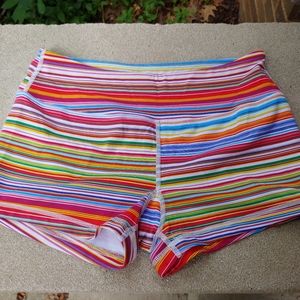 Savage Barbell Striped Multicolor Shorts